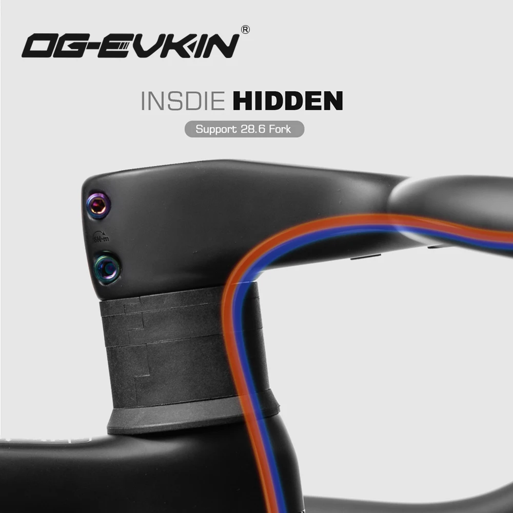 OG-EVKIN CS-1400 Headset Spacer for 28.6mm Road Handlebar Plastic Special Washer for Integrated Bicycle Bar Spaces Bike Parts