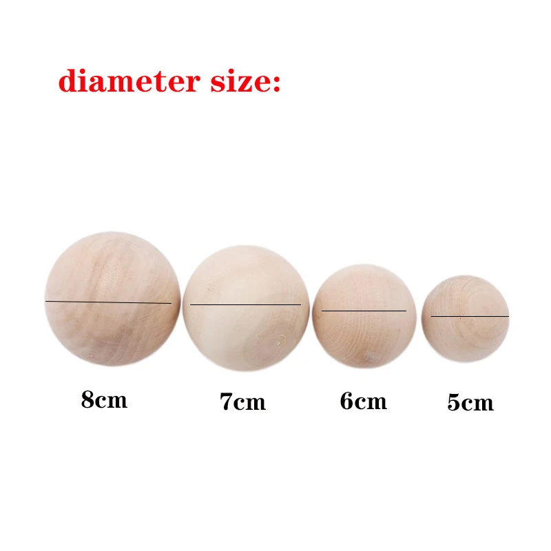 حبات خشبية مستديرة سهلة الاستخدام ، حبات خشبية طبيعية ، لون طبيعي ، لون طبيعي ، جودة عالية ، متينة ، عصرية #5