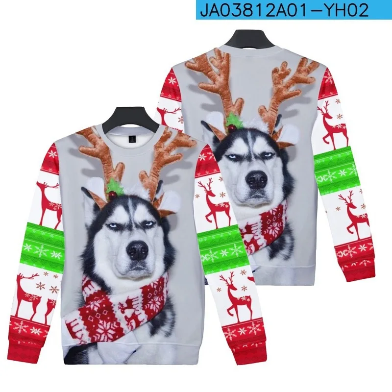 

New Funny 3D Print Cat Sweater Men Women Ugly Christmas Sweaters Jumpers Tops Holiday Party Pullover Hoodie Sweatshirt 3XL