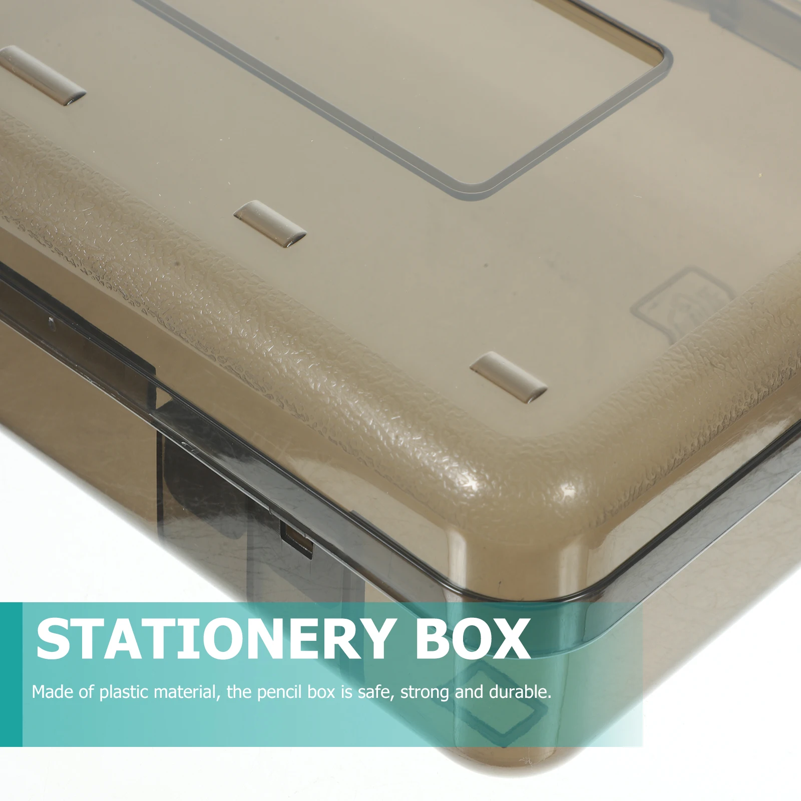 

Stationery Box Pencil Containers with Lids Organized Case Boxes Large Capacity Plastic Holder School Pencils Storage Cases