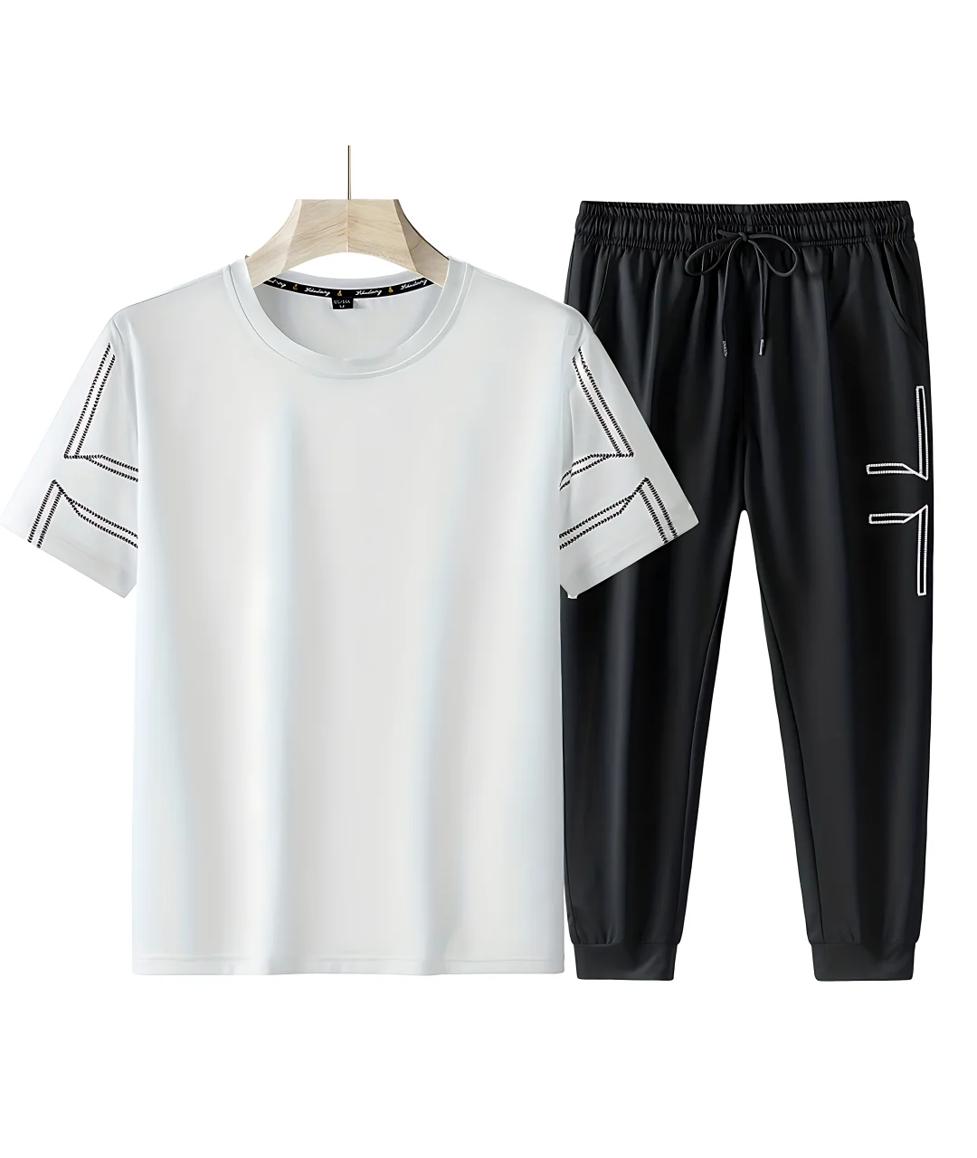 

Summer 2025 new sporty, casual, fashionable, soft, comfortable, lightweight, breathable 3D men's set with digital printing