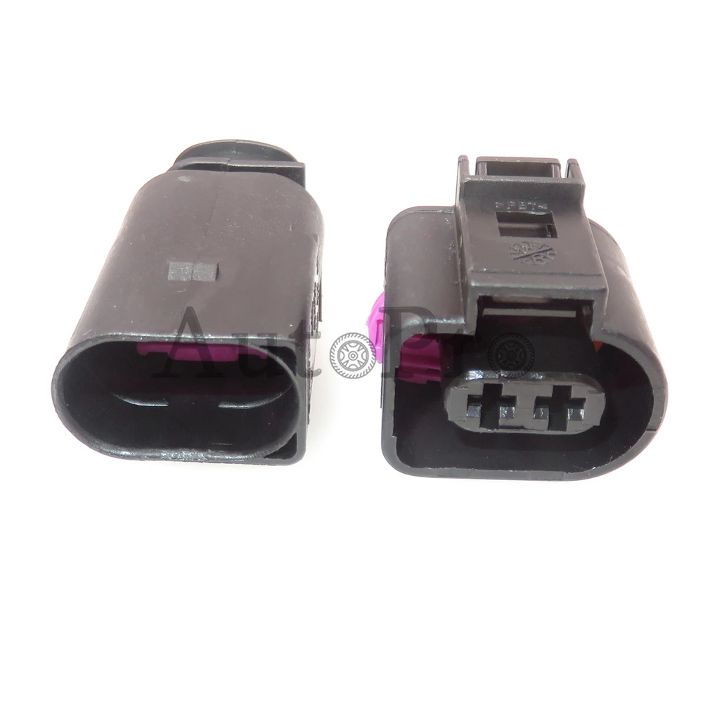 1 Set 2 Hole 1J0973722 8D0973822 1717692-1 AC Assembly Car Fog Light Cable Plug Auto Water Jet Motor Wire Socket For VW Audi