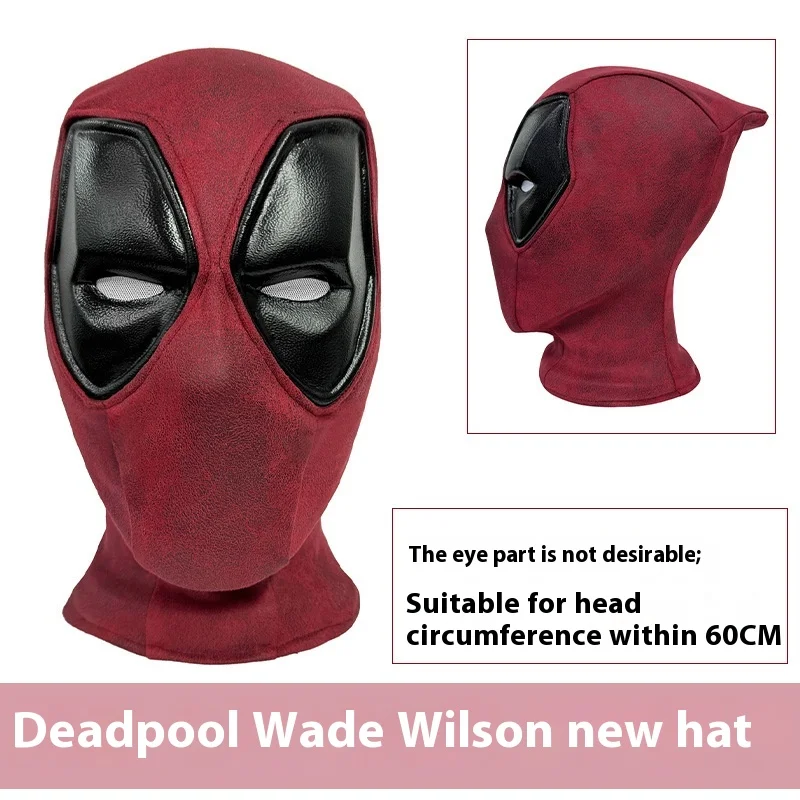 Properti kostum Cosplay film Deadpool replika 1:1 dapat dipakai untuk Cosplay topeng Superhero Halloween komik Con pesta hadiah dewasa