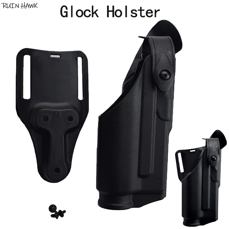 

Military tactical hunting equipment Air gun Glock pistol 17 19 22 23 31 32, with flashlight and Glock holster