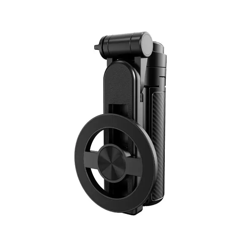 1 conjunto de suporte magnético para telefone com controle sem fio Bluetooth 4 em 1 mini bastão de selfie magnético multifuncional com 360 °   Rotação