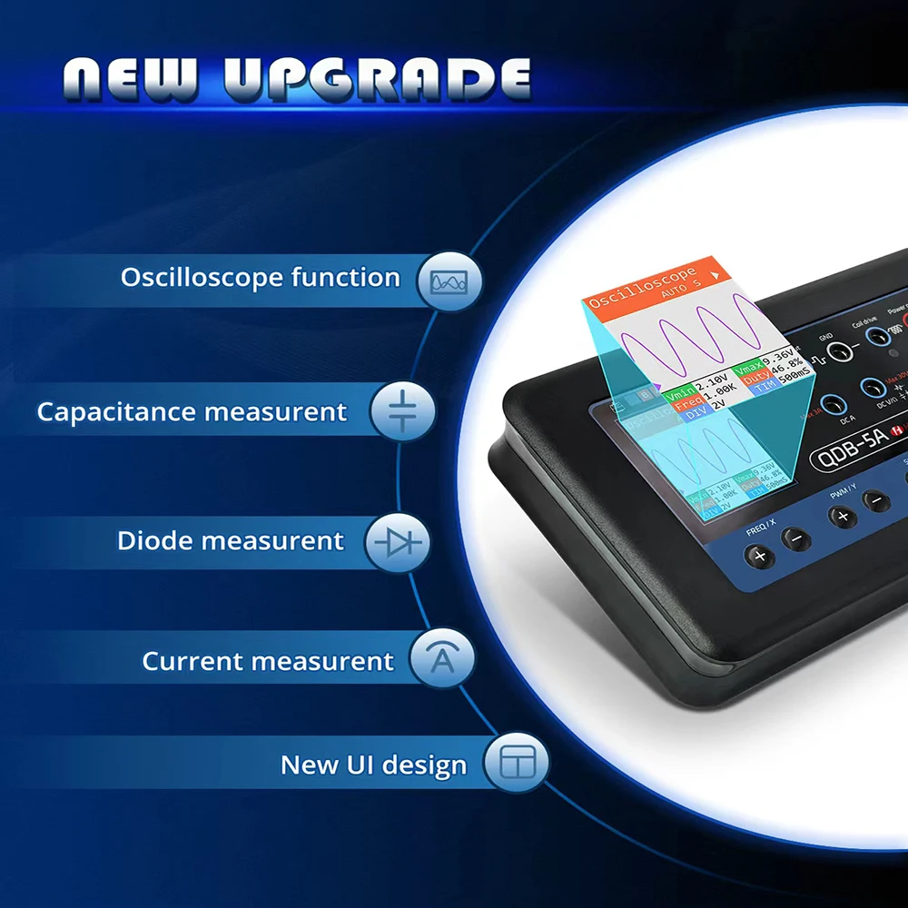 Picture 4: QDB-5A Ignition Coil Test Injector Tester Car Sensor Tester PWM Drive Fault Detector Stepper Motor Tester