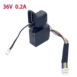 15A Elektrische Boor Schakelaar Verstelbare Boor Snelheidsregelaar Borstelloze CW/CCW Accuboormachine Trigger Switch Tool Voor FA2-16/1WEK