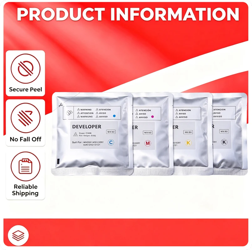 New MX-60NV MX61NV MX61 MX60NV Developer Powder For Sharp MX3081 4081 3050 5081 6081 2621 3121 MX60NV-SA MX-61NV-SA 3581D 200g
