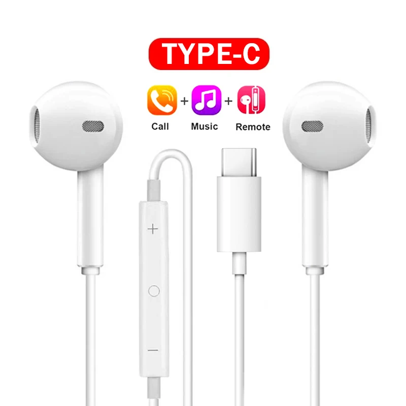 Original Headphone For Xiaomi Mi 13 12 11 Pro Ultra Lite 3.5MM Type C Wired Earphone Redmi Poco Huawei Samsung Earbuds Headset