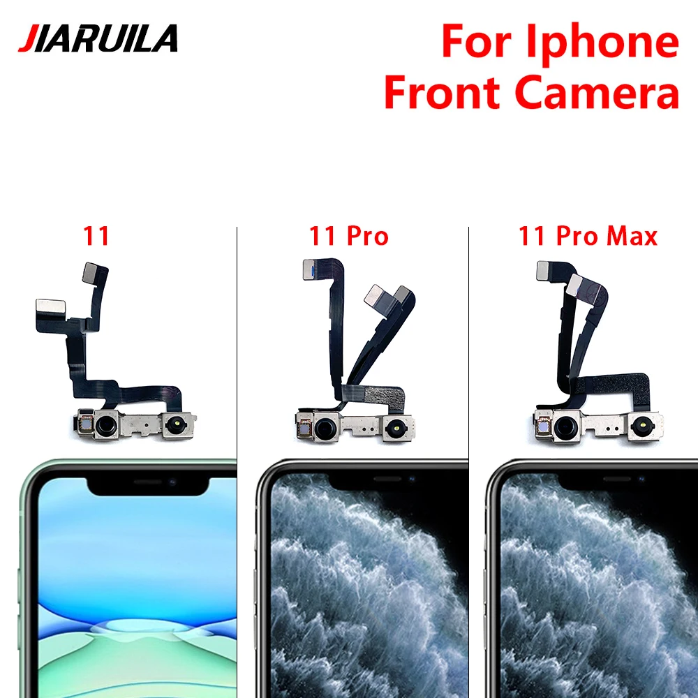 NEW Tested Front Small Camera Module Flex Replacement Repair Part For IPhone 11 12 mini 13 Pro 14 Pro Max 14 Plus