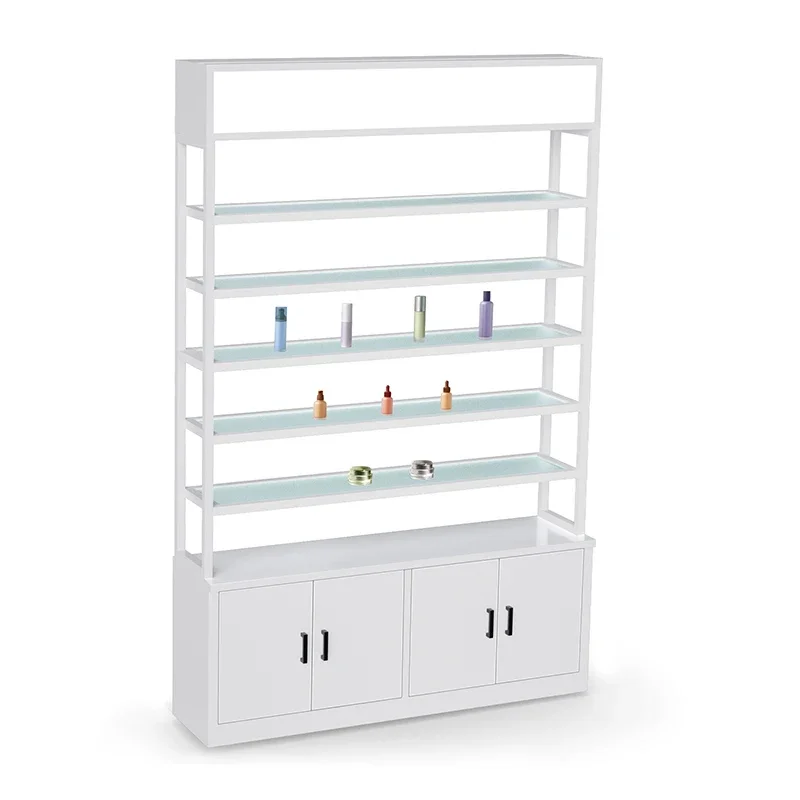 Shopping Mall Display Beauty Skincare Product Cabinet Lipstick Makeup Display Stand Retail Shop Display Racks