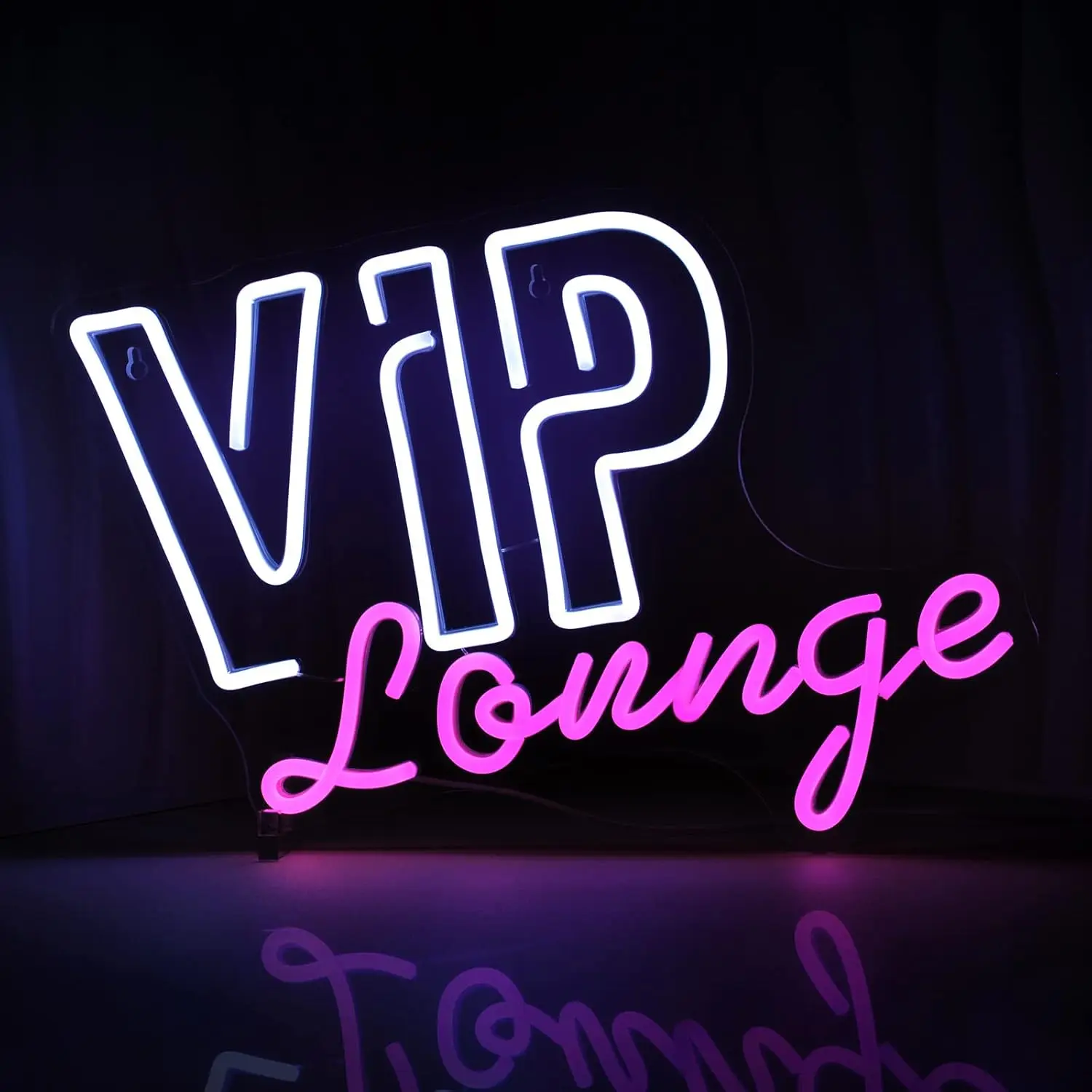 

Vip Lounge Неоновые вывески для декора стен Белый Розовый светодиодный знак для декора комнаты Световой знак для декора комнаты День рождения Декор с питанием от USB