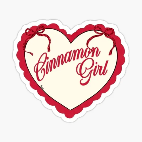 Lana Del Rey Cinnamon Girl  5PCS Stickers for Cartoon Water Bottles Cute Home Kid Car Decorations Stickers Wall Background