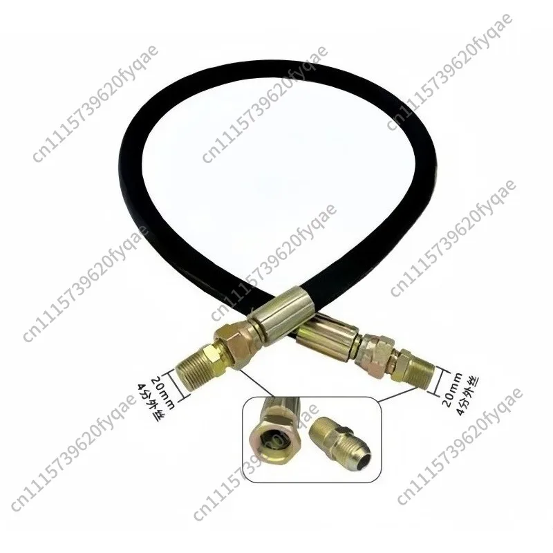Steel Wire Reinforced High‑Pressure Rubber Explosion‑Proof Hose For Air Compressor Screw Machine Air Tank, 1/2