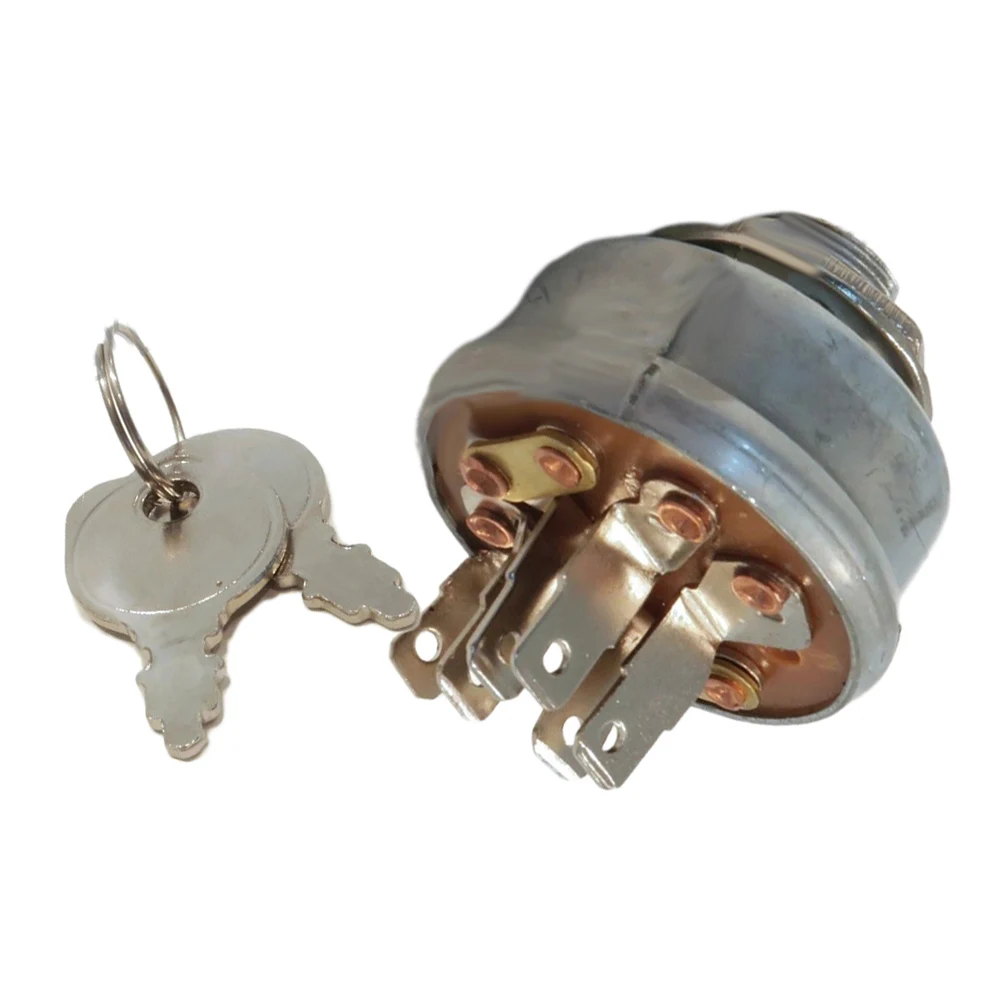 New Practical Ignition Switch Switch About 1-5/8 Inches Metal Silver Switch Switch Ignition Key Switch With Keys