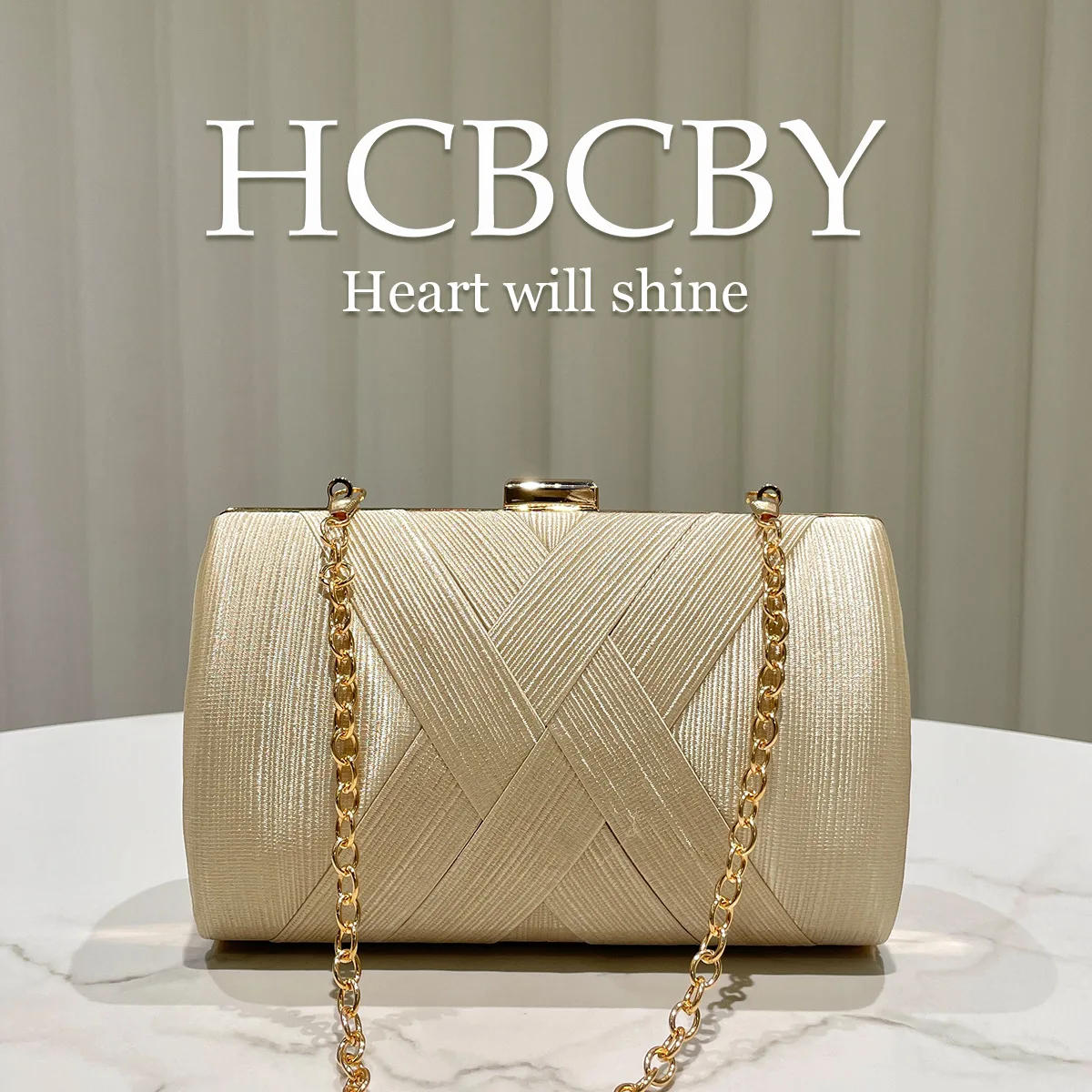 

Fashion Women Evening Bags Simple Sparkling Box Shaped Handbag Fashionable Banquet Bag Wedding Bride Bag ﻿