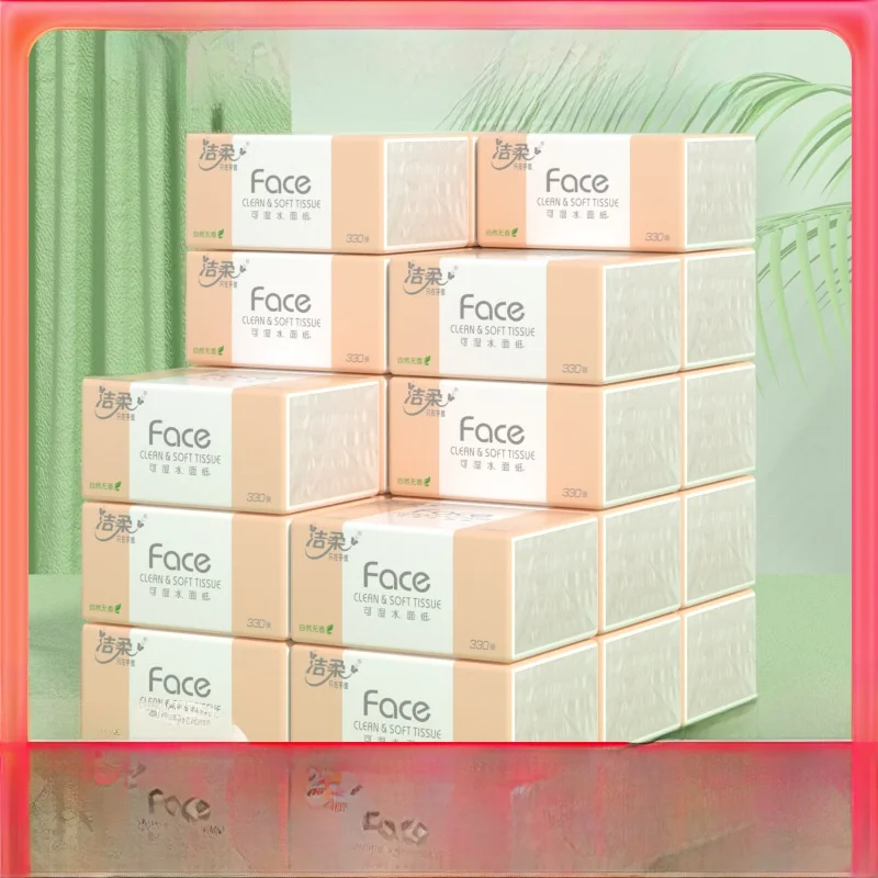 jie-rou-3-layer-wet-wipe-facial-tissue-110-sheets-per-roll-24-rolls-per-box-home-use-soft-toilet-paper-without-fragrance