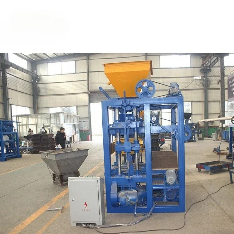 Brick Machine Industrial Machinery QT4-24 Small Brick Cement Hollow Block Machine