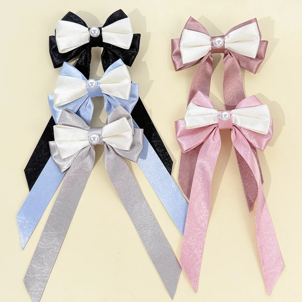 30-piezas-de-pinzas-para-el-cabello-con-lazo-de-saten-y-borlas-largas-con-centro-de-perlas-para-mujeres-y-ninas-estilo-frances-accesorios-para-el-cabello-al-por-mayor