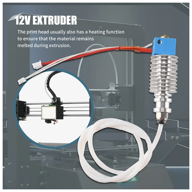 

Новый! !Аксессуары для 3D-принтеров, комплект экструдера 12 В, печатающая головка I3 Mega для 3D-принтера ANYCUBIC