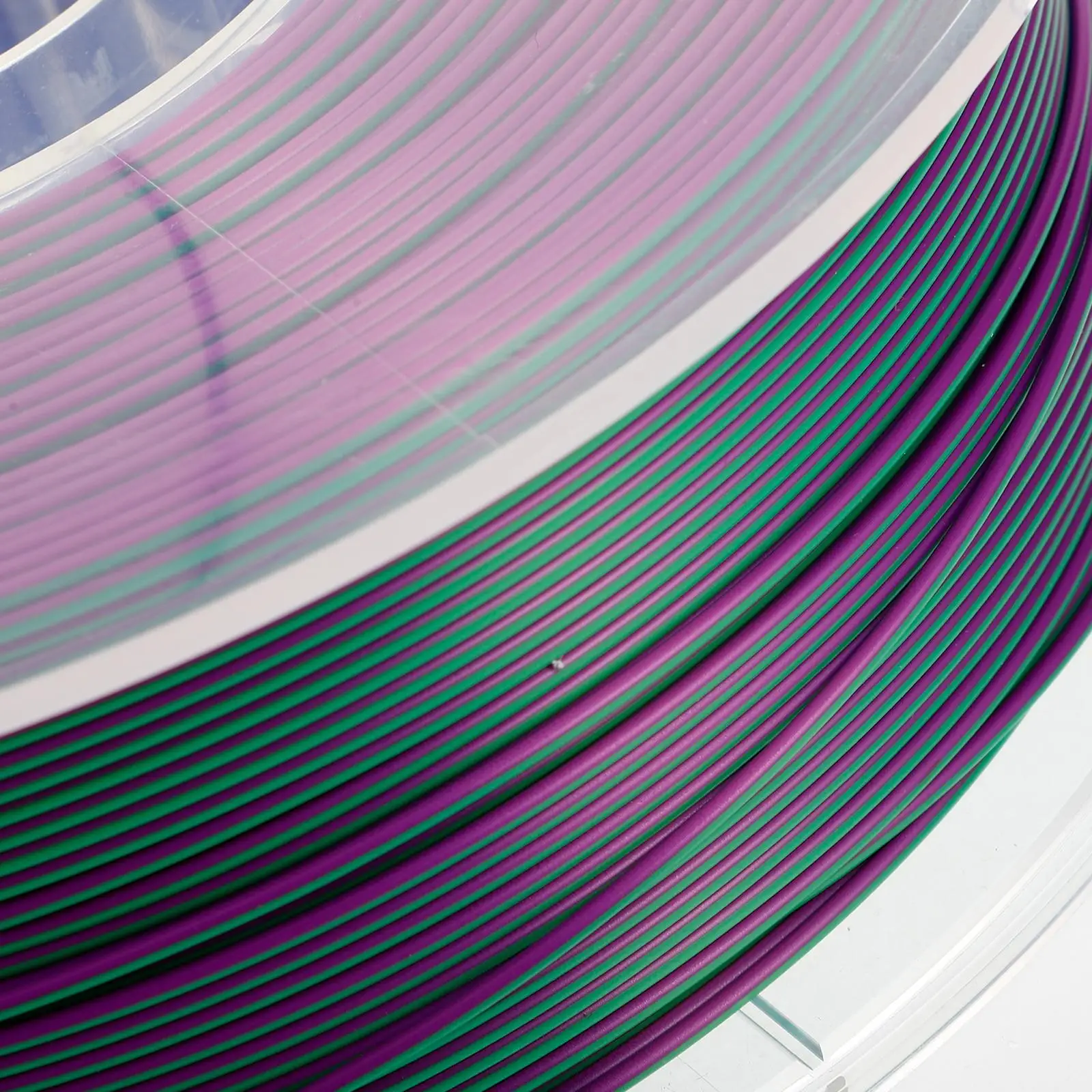 

1 Roll 3d Printer Filament Tri-Color Pla Filament 1.75mm High Precision 3d Printing Material Colored Filament For 3d Printing