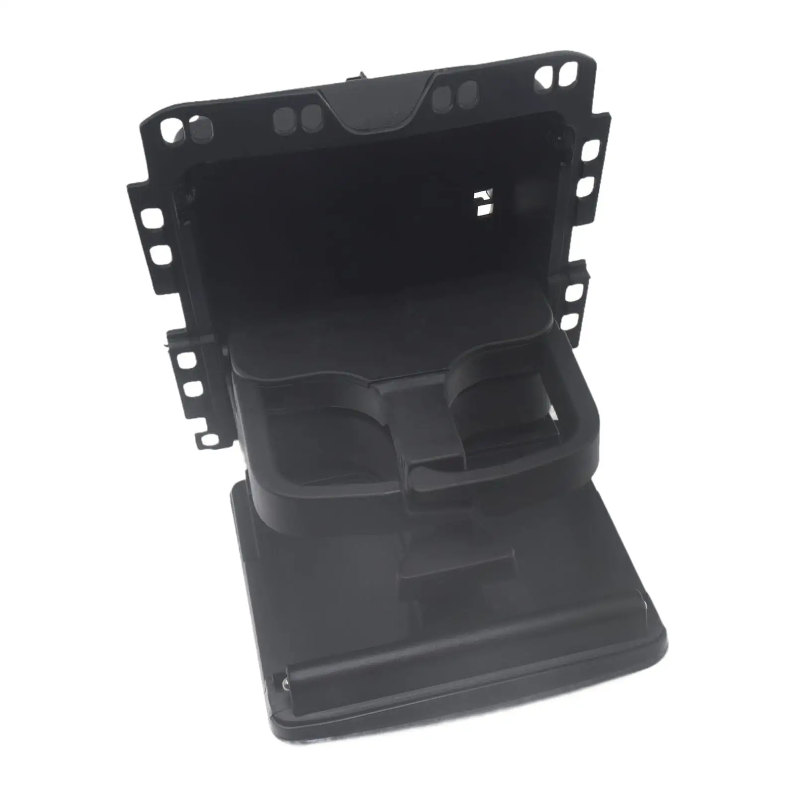 

Car Rear Center Console Cup Holder Box PP Material Easy Installation for Vehicle Rear Armrest Drink Organizer Storage
