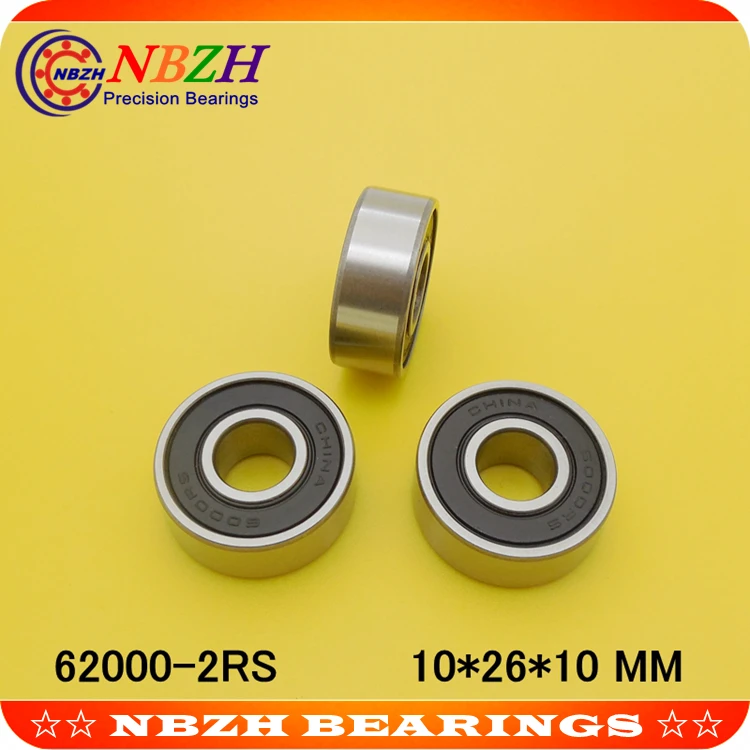 

NBZH bearingSpecial Bearings 62000 2RS 62000-2RS 10X26X10 10*26*10mm Double Shielded Deep Ball Bearings Large Breadth 62000ZZ