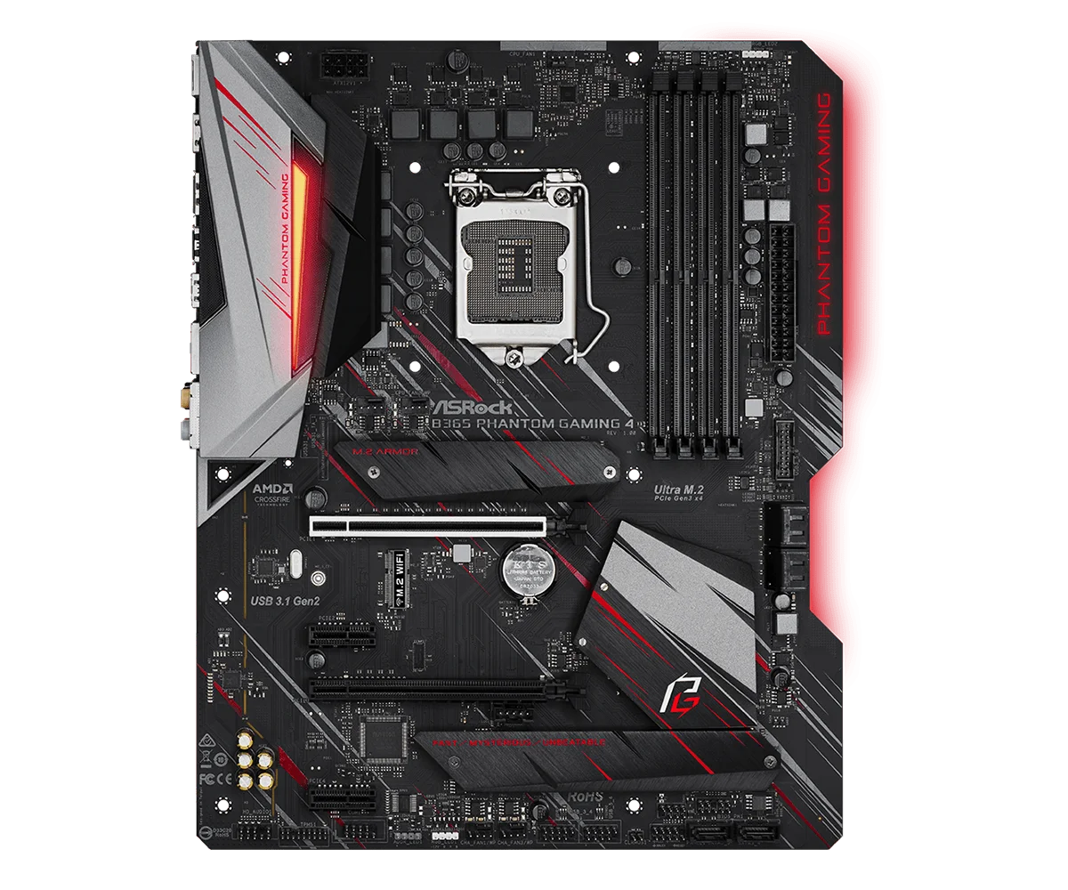 B365 Motherboard ASRock B365 Phantom Gaming 4 Motherboard LGA 1151 DDR4 64GB support i5-9400F i3-9300T i7-8700 cpu ATX PCI-E 3.0