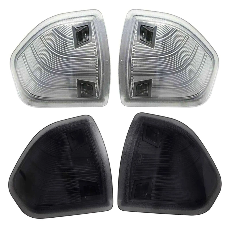 1 Pair Clear/Smoke Lens Side Turn Lamp for 1500 2500 Front Turn Light Replacement