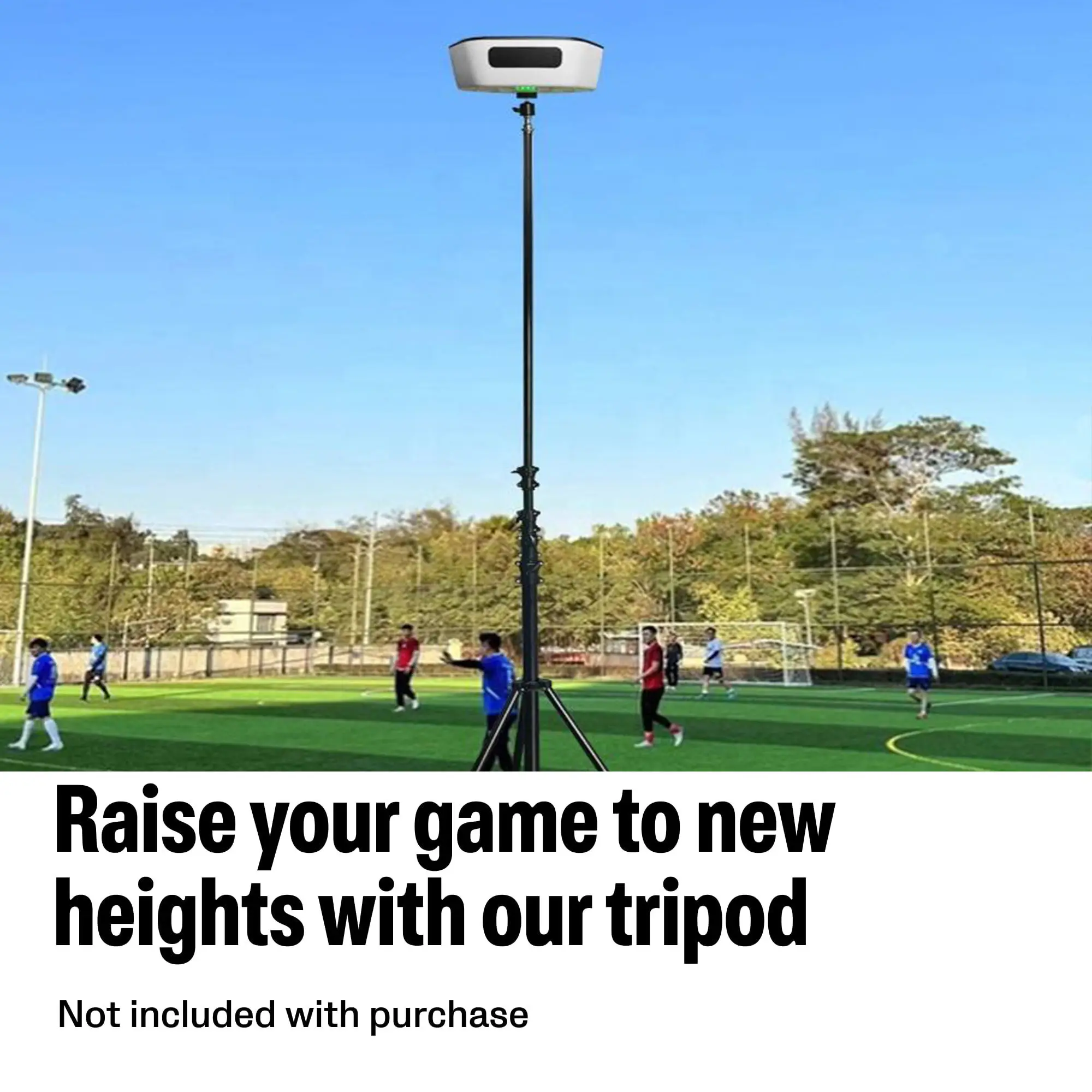 Dual Lens Sports with AI Tracking and 1080P Live Stream for Football and Basketball