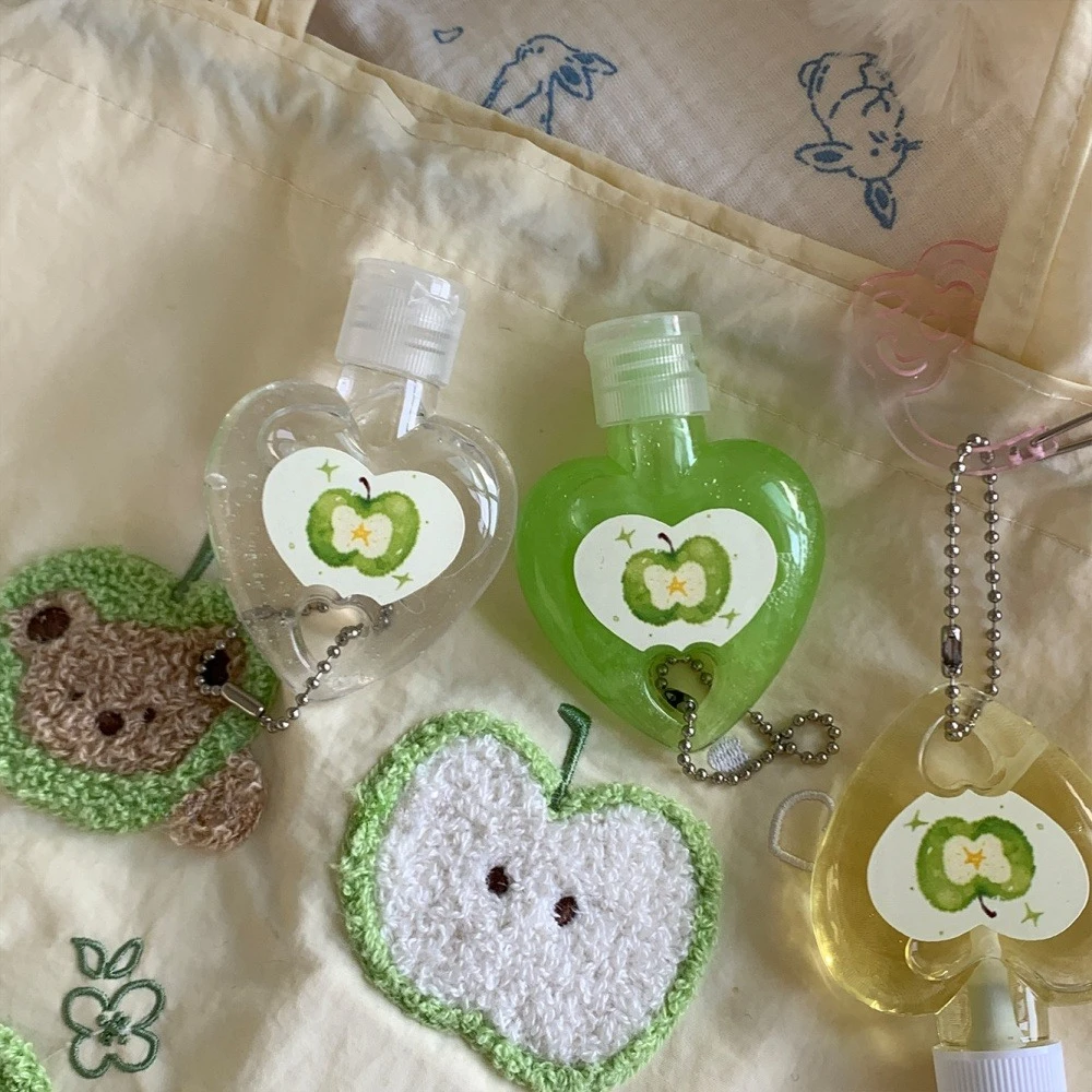 Original Love Portable Cute Sub Bottled Keychain Alcohol Shower Gel Perfume Travel Empty Bottle Lotion Spray Bottle Accessories