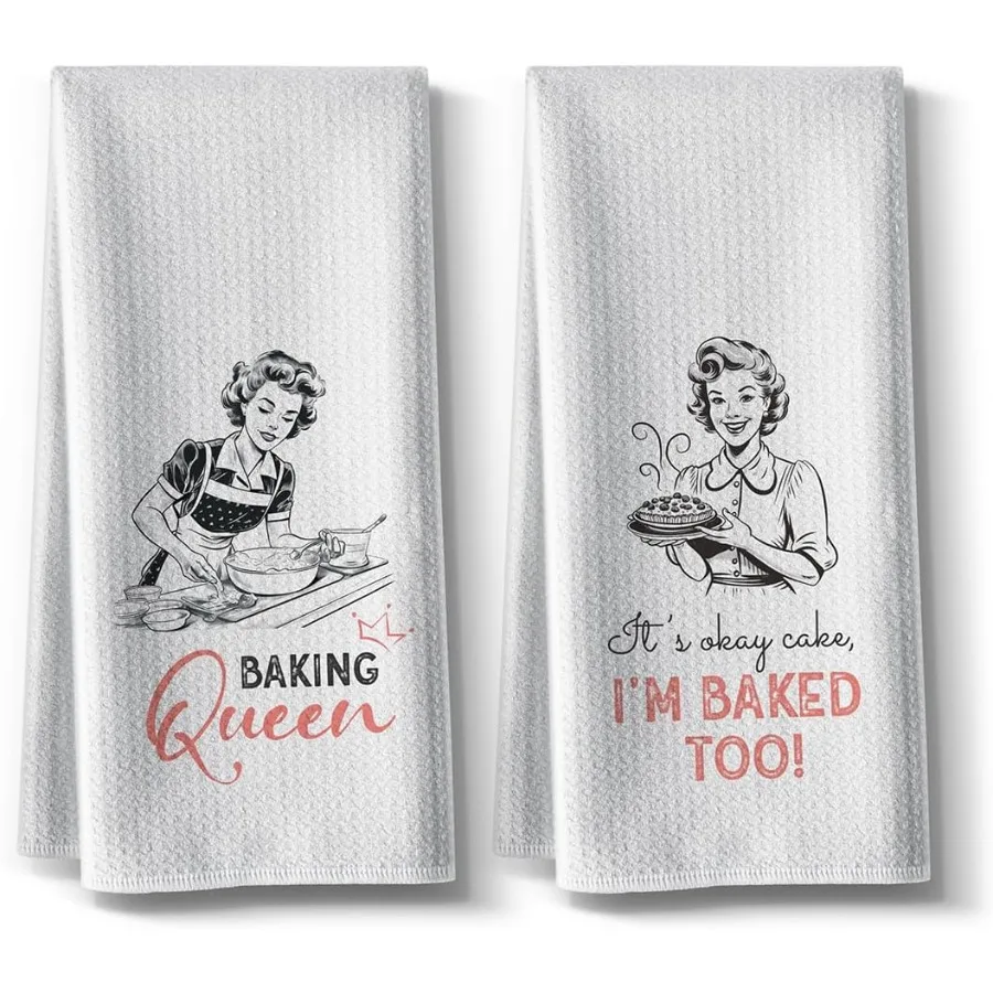 

Забавный кухонный декор для посуды, мешок для выпечки муки, полотенца для кухни, уникальный дизайн, полотенца для рук 16, 24ih, впитывающий чай для сушки p