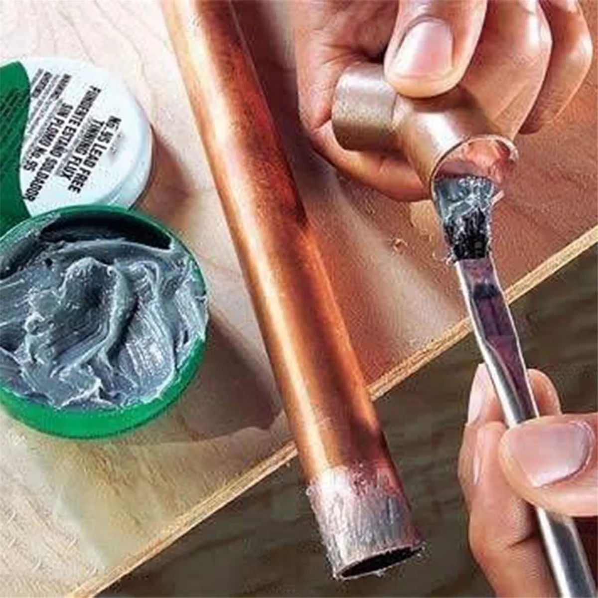 Le plus récent! Pinceaux acides – 48 brosses à flux acide en crin de cheval de 3/8 pouces, brosses à colle jetables pour le travail du bois, brosses époxy