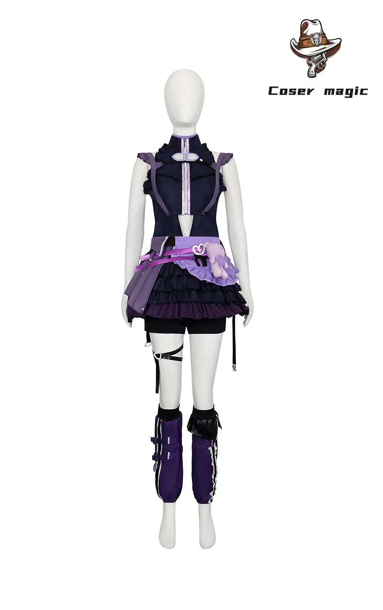 THE IDOLM@STER Shiny Colors Haruki Yumeta Black Star Group Cosplay Costume Full Set