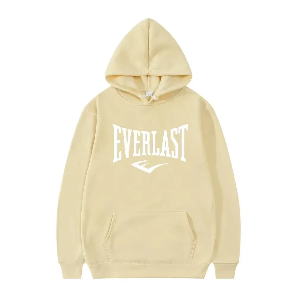 سوداديرا con capucha غير رسمية deportiva y Comoda para hombre con estampado de letters جيرسي غير رسمي EVERLAST الركض الشارع #4