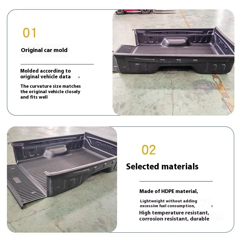 

Anti-Wear Pad Lining Truck Box Accessories Fits for Thai Version Dmax Single Row Double Door Pickup Interior Kits