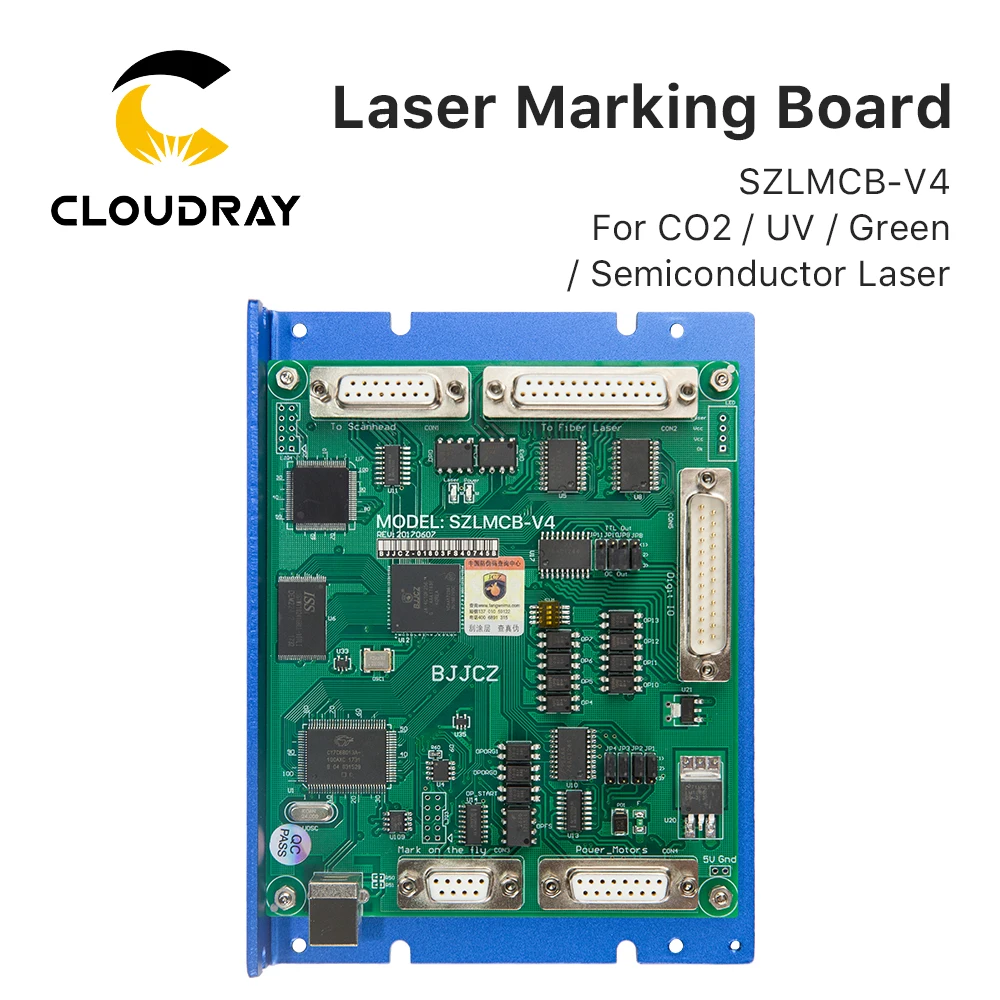 Cloudray JCZ Laser Marking Machine Controller Card FBLMCB-V4 / SZLMCB-V4 / SPILMCB-V4 for Fiber / CO2 Marking Machine