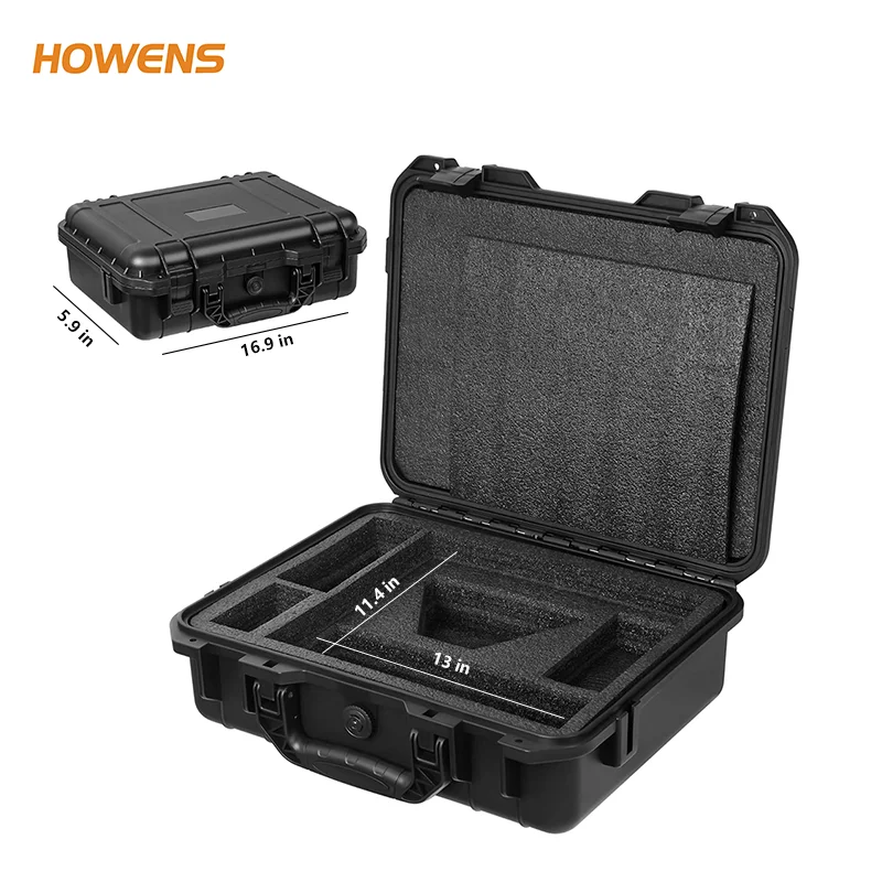 Starlink Mini Hard Shell Storage Case IP67 Waterproof Shockproof Carrying Bag with Double Layer Foam for Accessories Power Adapt