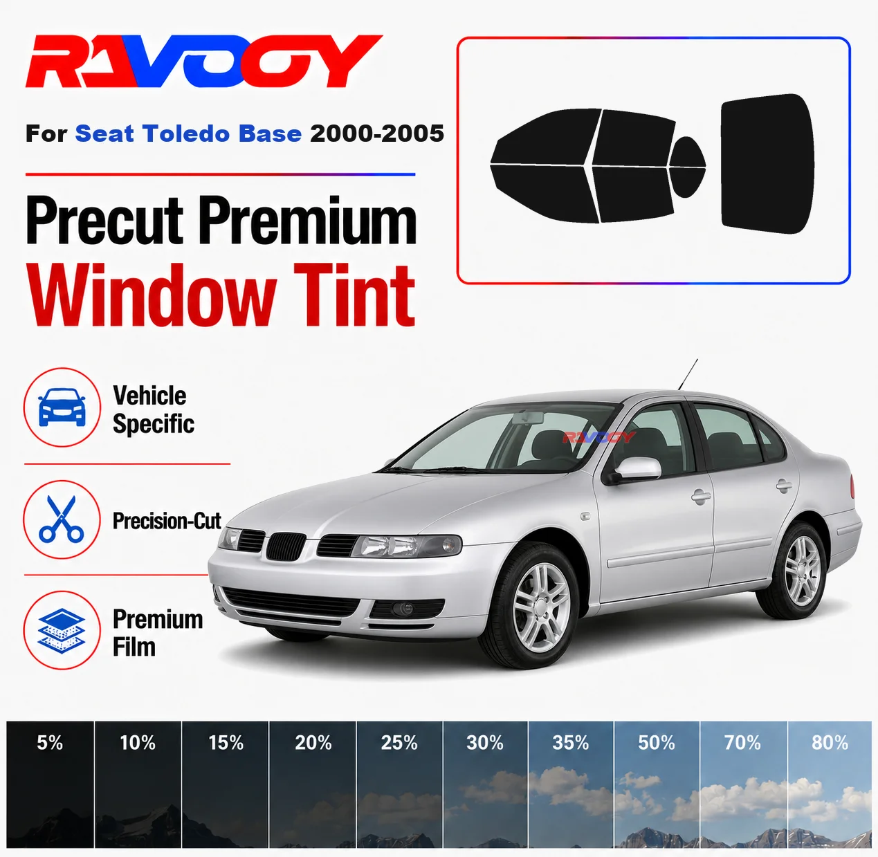 premium-precut-window-tint-kit-front-rear-windows-rear-windshield-for-seat-toledo-base-2000-2005-complete-set-nano-ceramic-film