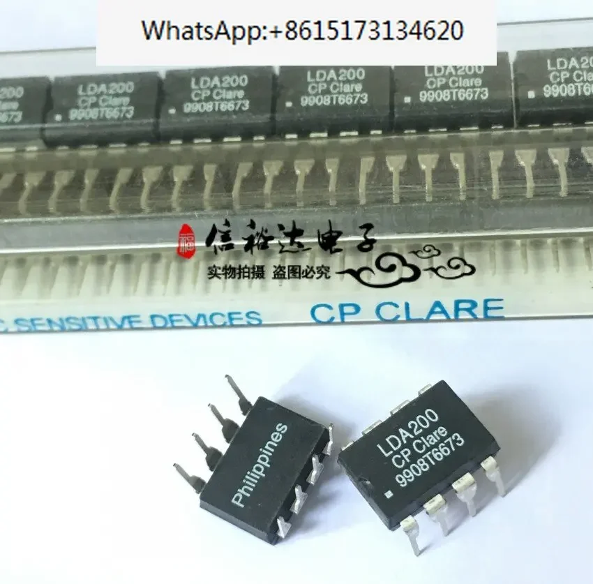 

4 pieces CLARE bidirectional input high linear dual optocoupler 100mA 3750V isolated LDA200 brand new original