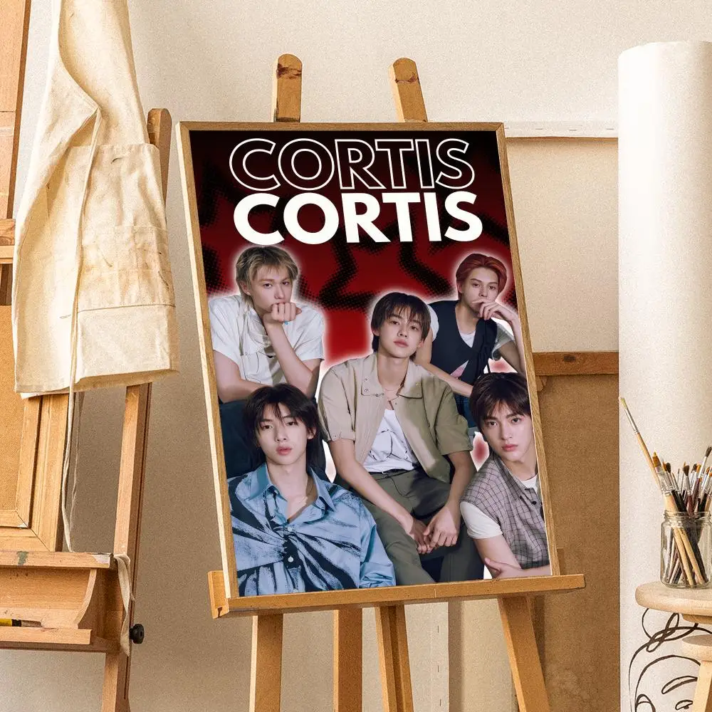 Group K-Pop CORTIS Poster HD Waterproof Wall Art Posters Self Adhesive Bedroom Living Room Home Decor Gift - view 5