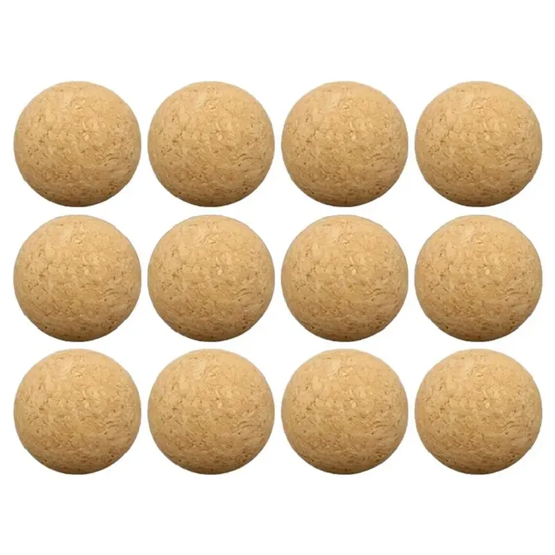 

1/6Pcs 36mm Table Football Cork Solid Wood Foosball Table Soccer Ball Fussball Football Machine Replacement Accessories