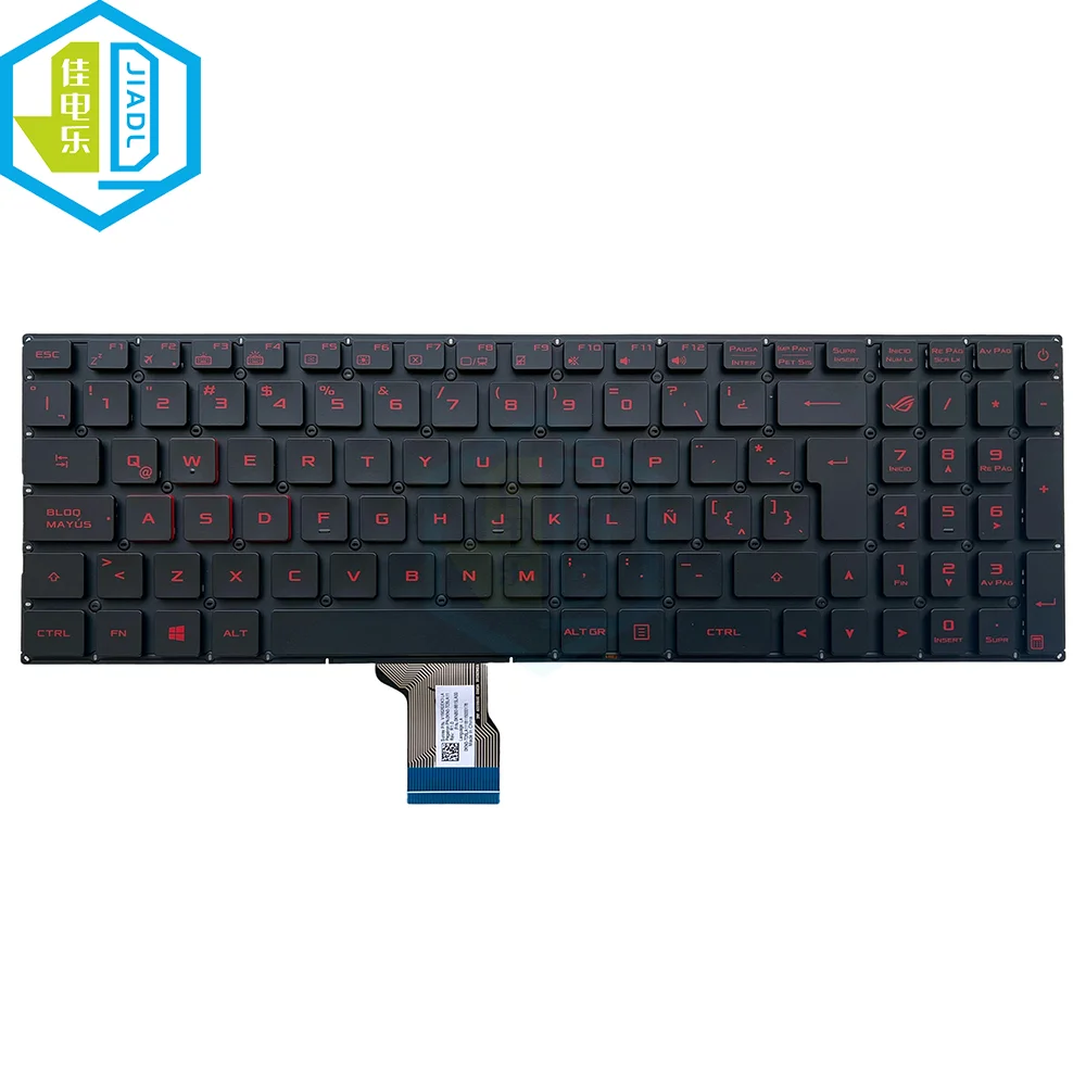 Brand New LA JP FR BE PO US Laptop Backlit Replacement Keyboard For ASUS ROG Strix GL702 Serials 0KNB0-6615LA00 V156262EK3