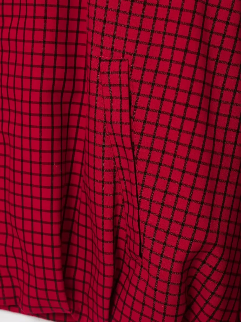 Damen High Street Casual Chic Rote Herbst-Winter-Jacke, Outfit mit Karomuster, Stehkragen, Reißverschluss, Lockerer Bomberjackenmantel für Frauen – Detail 7