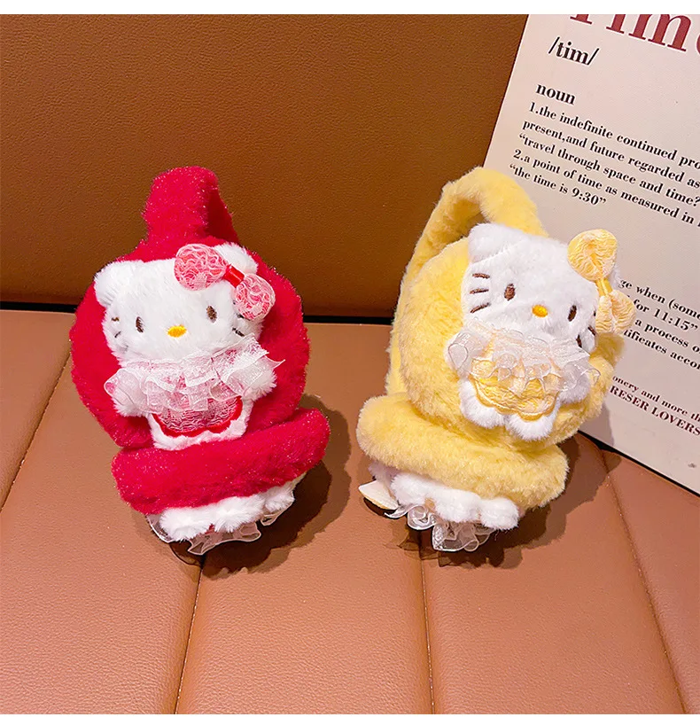1PCS for Hello Kitty Earmuffs Girls' Foldable  Warmth for Little Ones Cute  Cold-Weather Protection Surprise Gift