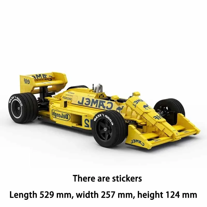 MOC-81894 Building Block F1 99T - Scale 1:8F1 Racing Car Stitching Model 2156PCS Boy DIY Kids Birthday Christmas Toy Gift