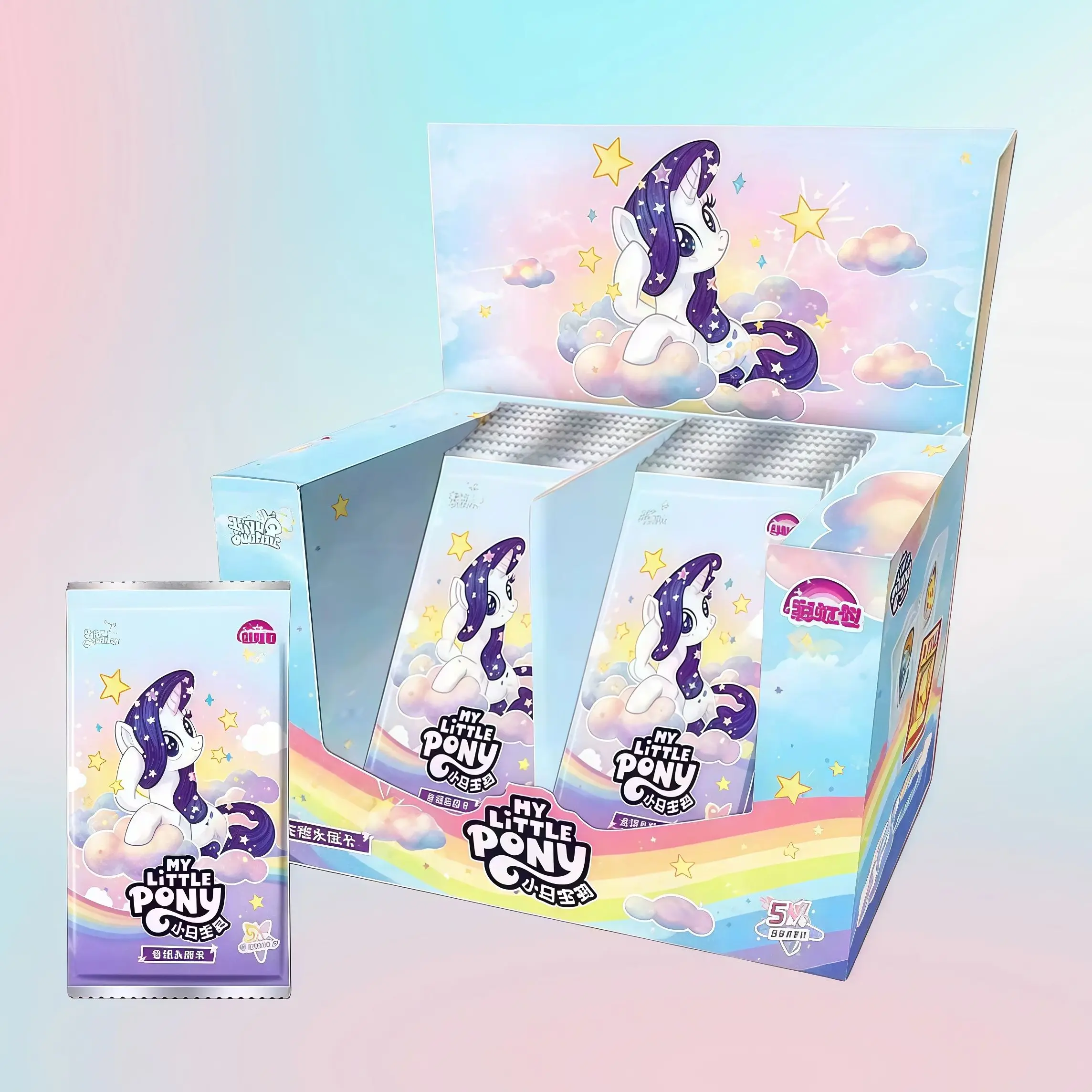 

KAYOU My Little Pony Card Friendship Eternal Card Rainbow Collection Pack 5-я круглая натуральная карточная книга для коллекции карточек