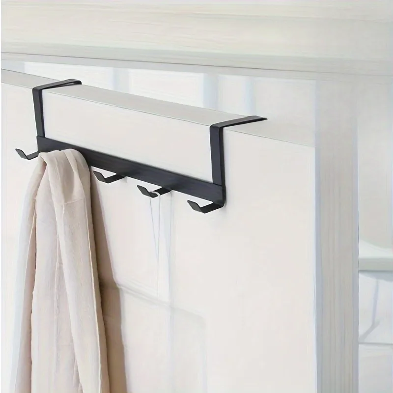 5‑Hook Door Hanger – Durable & Stylish Storage Solution for Coats, Hats, Robes & Towels