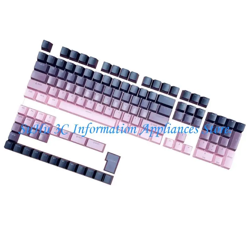OEM Profile Keycaps PBT Material Front Printed Gradients for Computer Keyboard