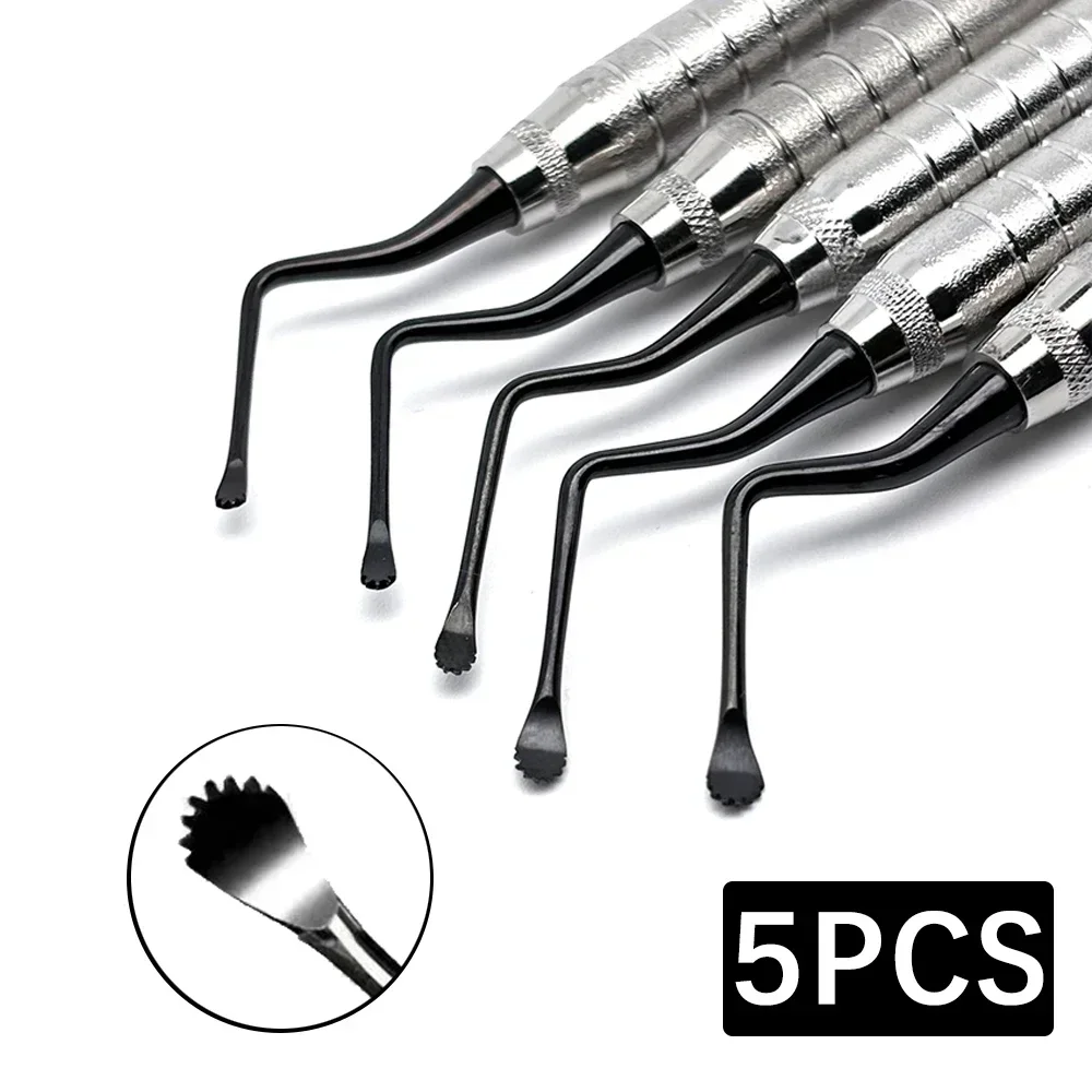 Dental Curette Professional Jagged Stainless Steel Dentistry Curettes Periodontal Bone Implant Instrument Tools